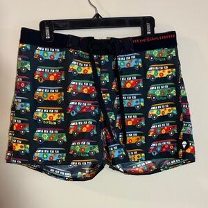 Slam 69 Colorful Van Print Men's Swim Board Shorts